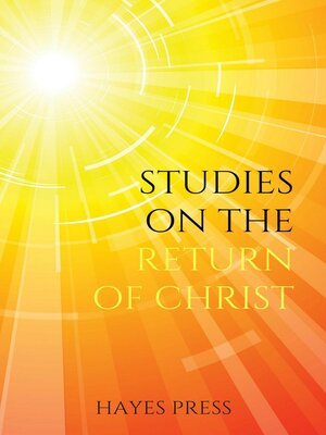 cover image of Studies on the Return of Christ